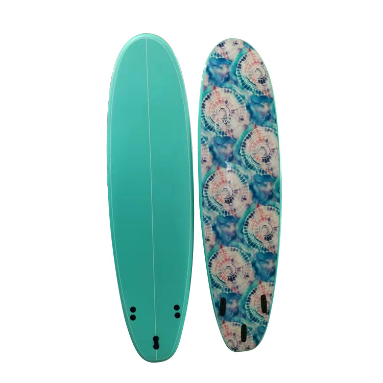 Tavola da surf in schiuma roller da 7 piedi Softboard con pinne FCS